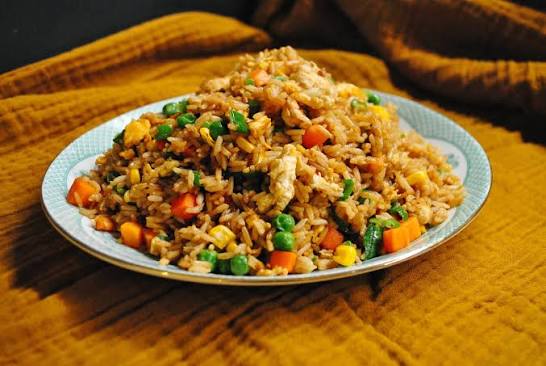 Egg Fried Rice half