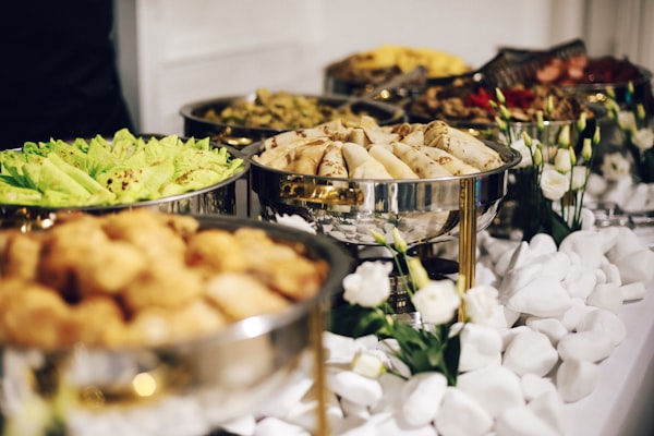 A spread laid out